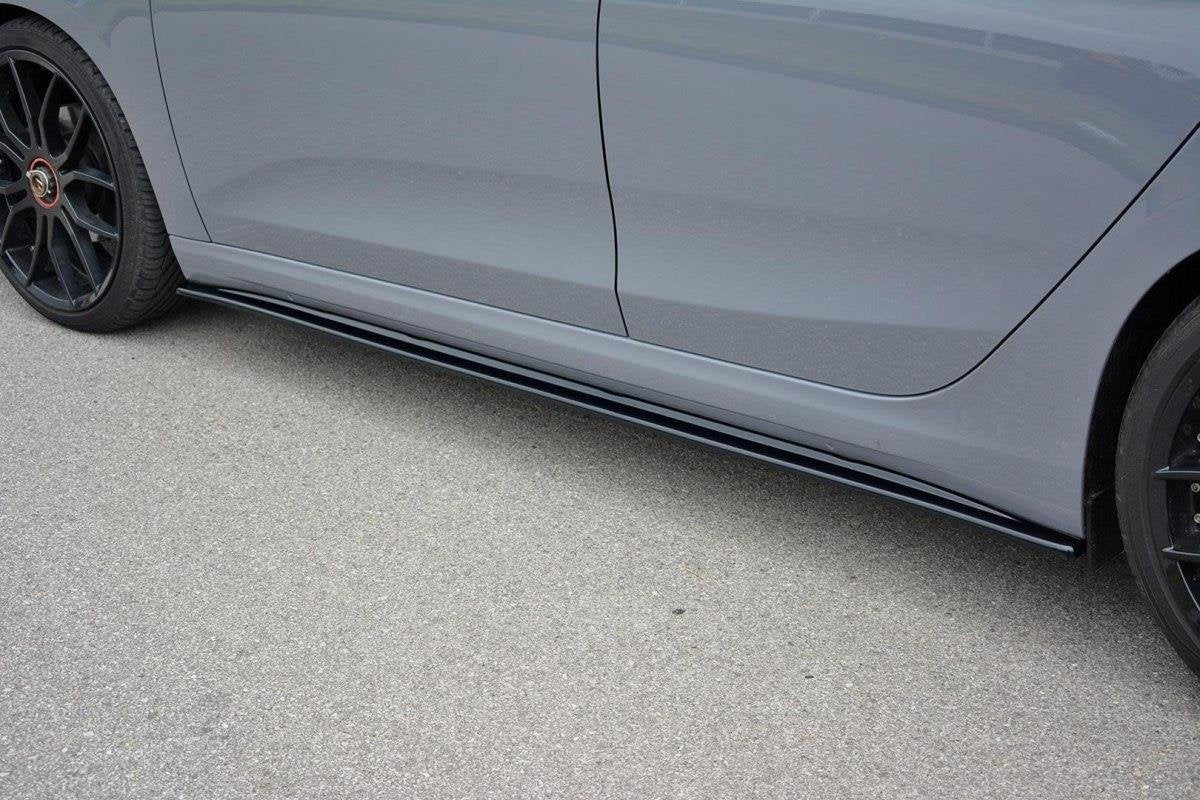 FIAT TIPO BERLINA HATCHBACK FLAPS UNDER SKIRTS ABS / PLASTIC GLOSSY BLACK