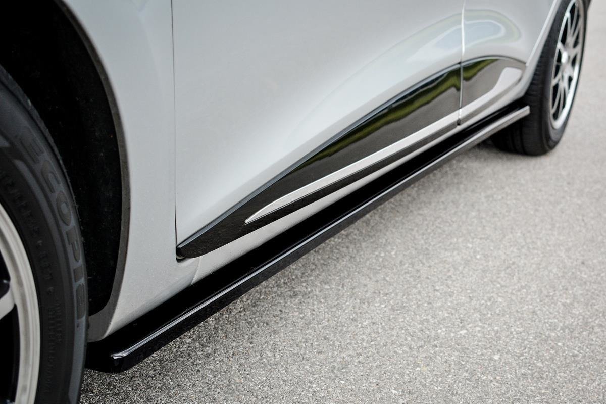 RENAULT CLIO 4 2012-2018 SPLITTER UNDER SIDE SKIRTS ABS GLOSSY BLACK 0070