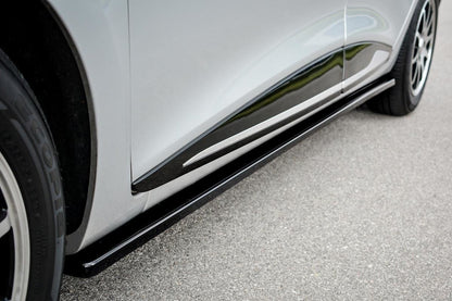 RENAULT CLIO 4 2012-2018 SPLITTER UNDER SIDE SKIRTS ABS GLOSSY BLACK 0070