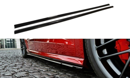 AUDI A3 8V BERLINA SPORTBACK SPOILER SPLITTER SOTTO MINIGONNE ABS NERO AUTOELEGANCERICAMBI