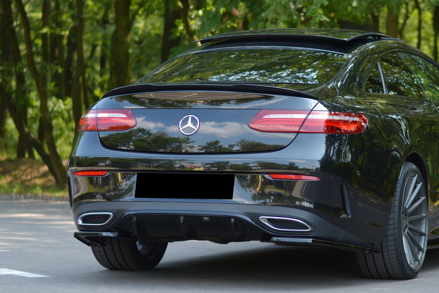 MERCEDES CLASSE E COUPE C238 2016+ SPOILER POSTERIORE SUL COFANO ABS AMG