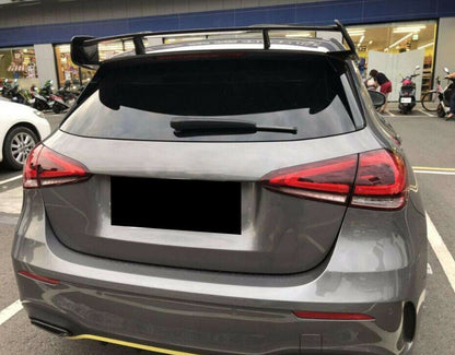 MERCEDES A-CLASS W177 REAR SPOILER AMG LOOK ROOF ABS BLACK WING