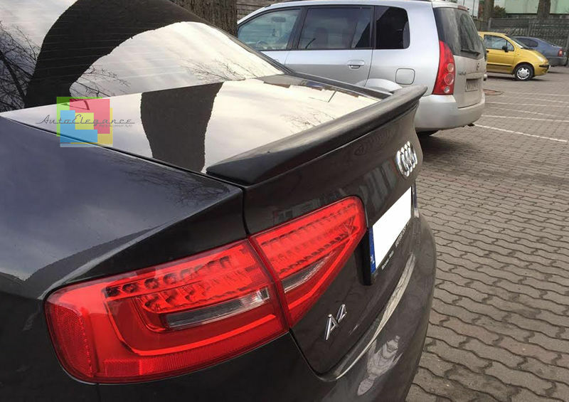 SPOILER POSTERIORE AUDI A4 B8 8K 08-12 BERLINA ALETTONE SUL COFANO S-LINE S4