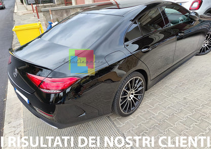 MERCEDES CLS W257 C257 2018+ REAR BONNET SPOILER GLOSS BLACK ABS