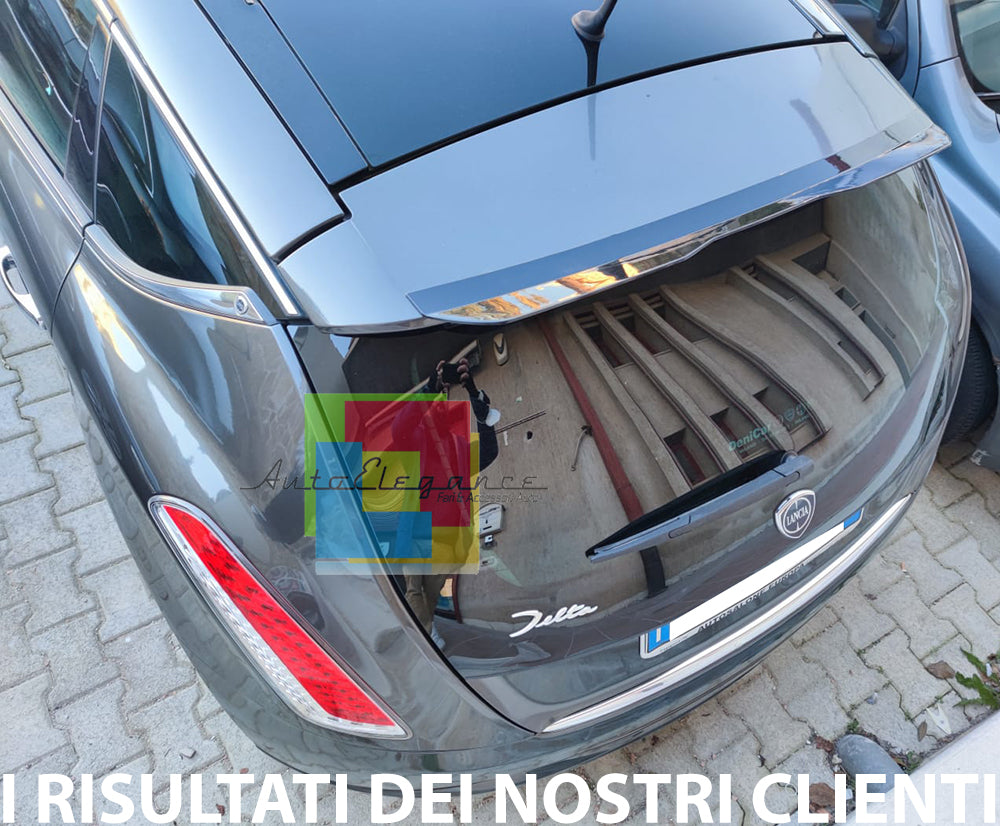 LANCIA DELTA 2008+ SPOILER POSTERIORE TETTO AGGIUNTIVA ALA NERO LUCIDO