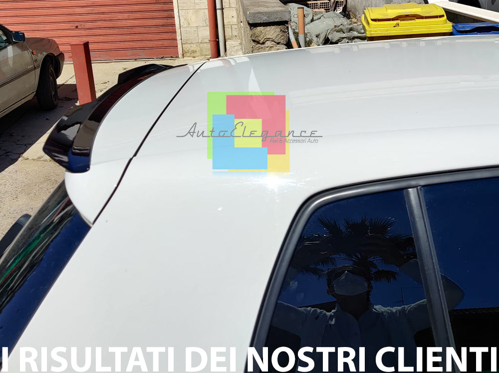 VW GOLF 6 VI 2008-2012 SPOILER TETTO POSTERIORE AGGIUNTIVO SPORTIVO ABS NERO
