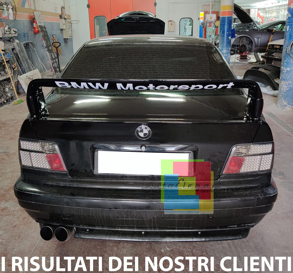 SPOILER TUNING POSTERIORE COFANO BMW SERIE 3 E36 BERLINA COUPE -1-