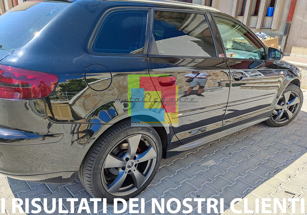 MINIGONNE LATERALI AUDI A3 8P 2005-2012 SPORTBACK LOOK S-LINE S3 SOLO 5 PORTE