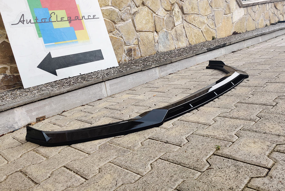 AUDI A3 8V 2017+ BUMPER SPLITTER ABS GLOSSY BLACK RS3 S3 DESIGN