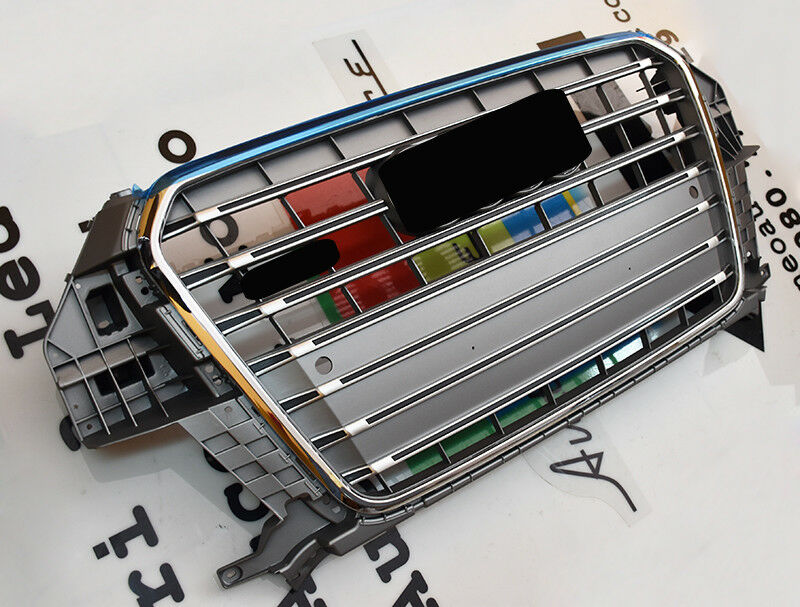 GRIGLIA ANTERIORE PLATINO AUDI Q3 2011-2015 CALANDRA SQ3 BORDO CROMATO