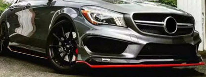 FLAPS UNDER SIDE SKIRTS MERCEDES A-CLASS W176 2012-2018 ABS BLACK TUNING