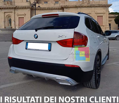 BMW X1 E84 2009-2015 DIFFUSORE SOTTO PARAURTI DIFFUSORE TERMINALI OVALI ABS AUTOELEGANCERICAMBI