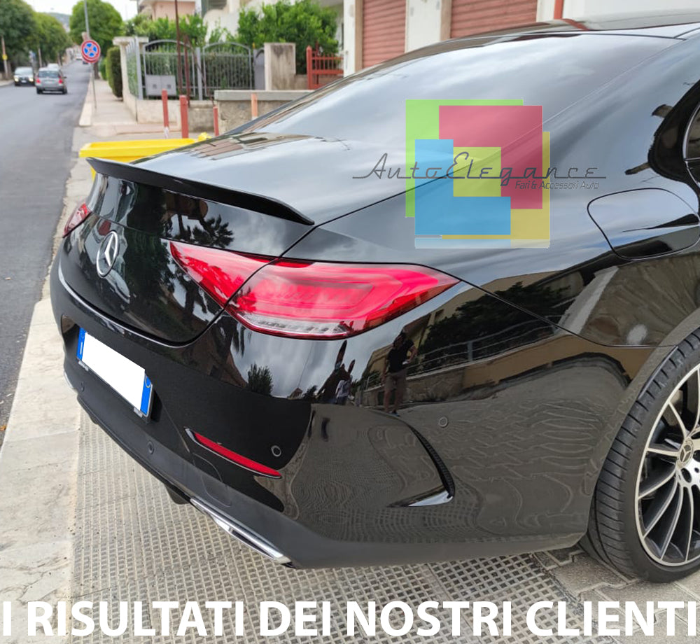 MERCEDES CLS COUPE C257 2017+ AMG BLACK ABS REAR HOOD SPOILER