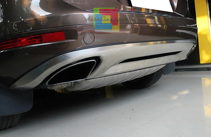 SOTTO PARAURTI VW TOUAREG 2010-2014 ANTERIORE E POSTERIORE ACCIAIO INOX