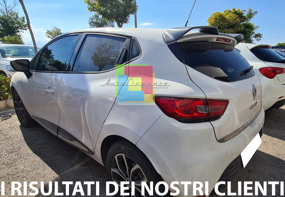 ALETTONE RENAULT CLIO 4 IV STANDARD 2012-2018 SPOILER TETTO NERO LUCIDO AUTOELEGANCERICAMBI