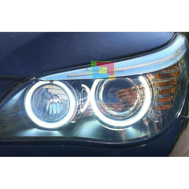 BMW SERIE 1 E87 2004-2007 KIT ANGEL EYES 40W 6000K LED BIANCO GHIACCIO NO ERROR AUTOELEGANCERICAMBI