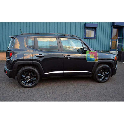 JEEP RENEGADE 2015+ MODANATURE LATERALI CROMATE ACCIAIO INOX