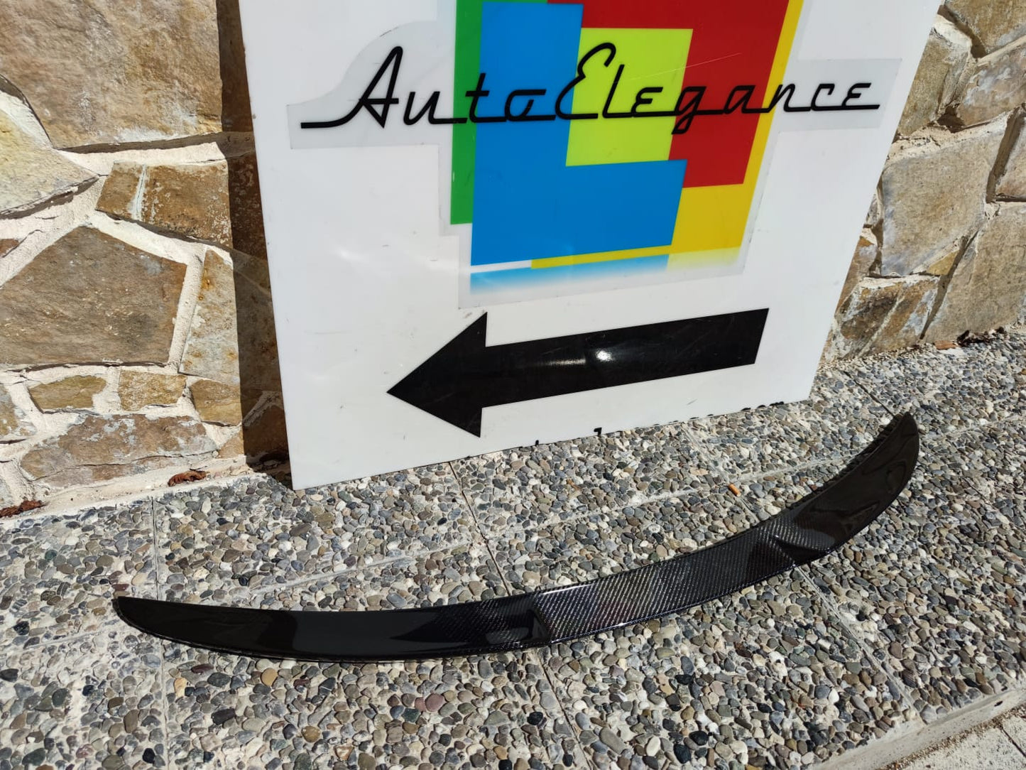 ALFA ROMEO GIULIA HOOD SPOILER FROM 2015+ SPORTY DESIGN IN CARBON ABS