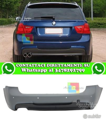 Bmw serie 3 e91 touring 05-11 paraurti posteriore AUTOELEGANCERICAMBI