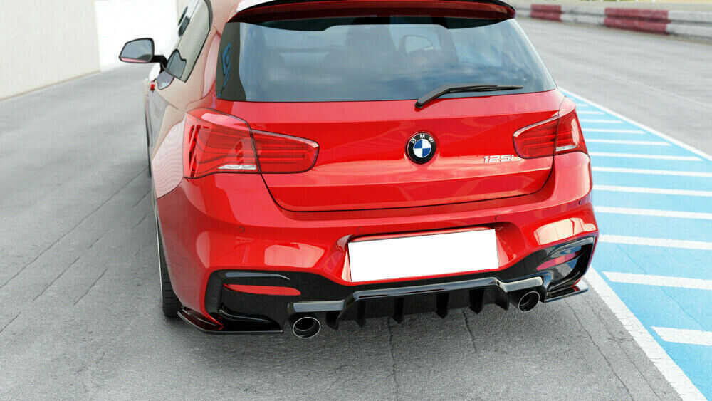 M PERFORMANCE REAR DIFFUSER BMW SERIES F20 F21 LIFT ABS GLOSS BLACK