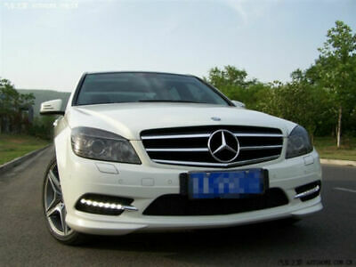 MERCEDES CLASSE C W204 2012+ GRIGLIE FENDINEBBIA LUCI DIURNE LED 6000K CAMBUS