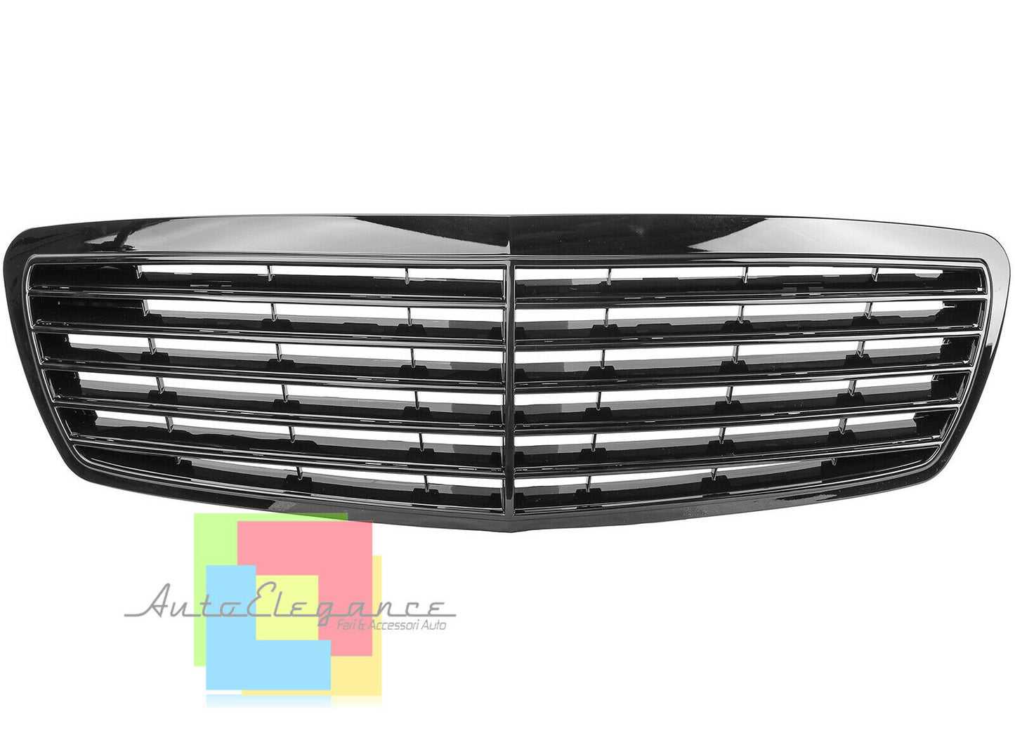MERCEDES CLASSE E W211 2002-2006 GRIGLIA ANTERIORE LOOK AMG BLACK EDITION