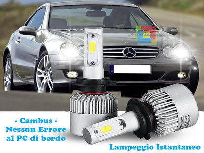 MERCEDES SL R230 LED LOW BEAM HEADLIGHTS INSTANT FLASH 6000K