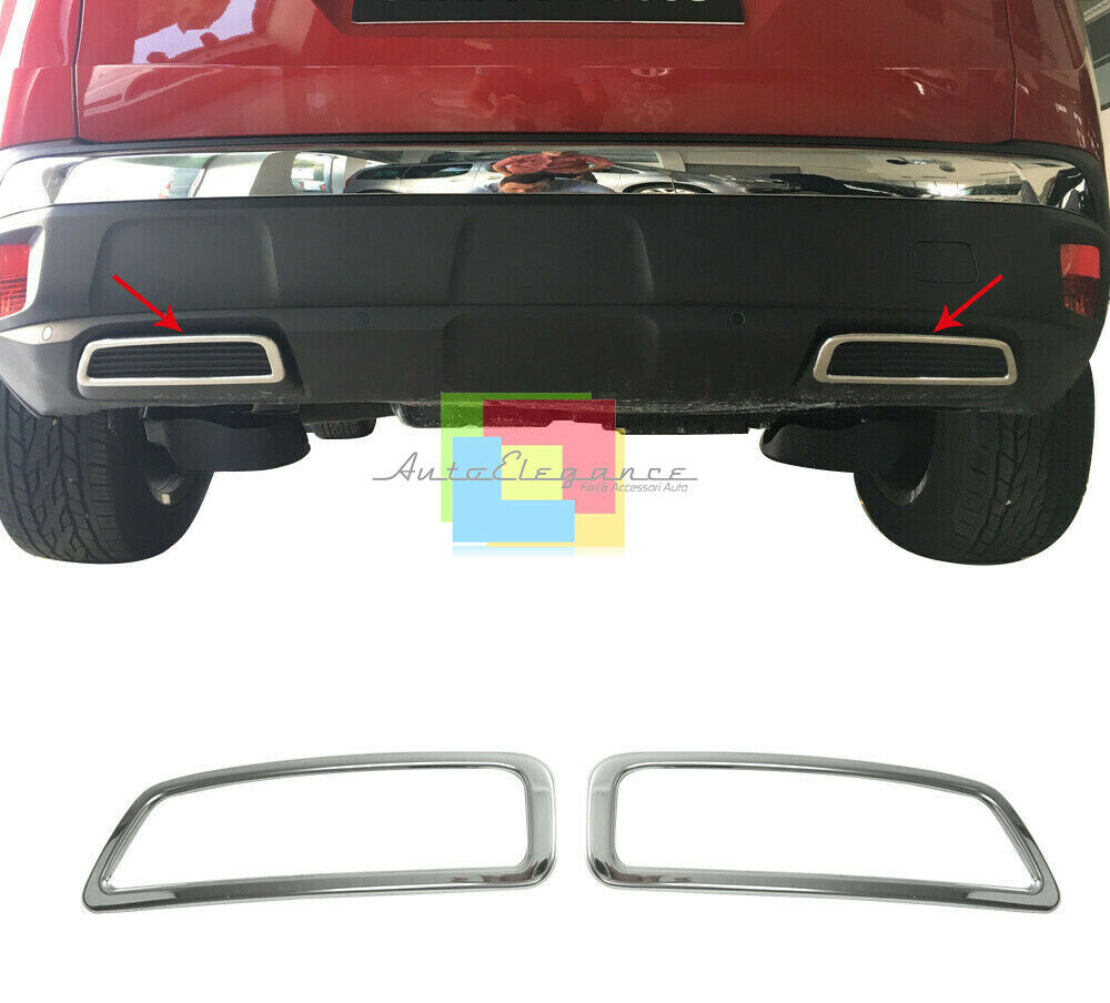 TERMINAL MOULDS ADHESIVES PEUGEOT 3008 SUV CHROME FRAMES SPORTY LOOK.