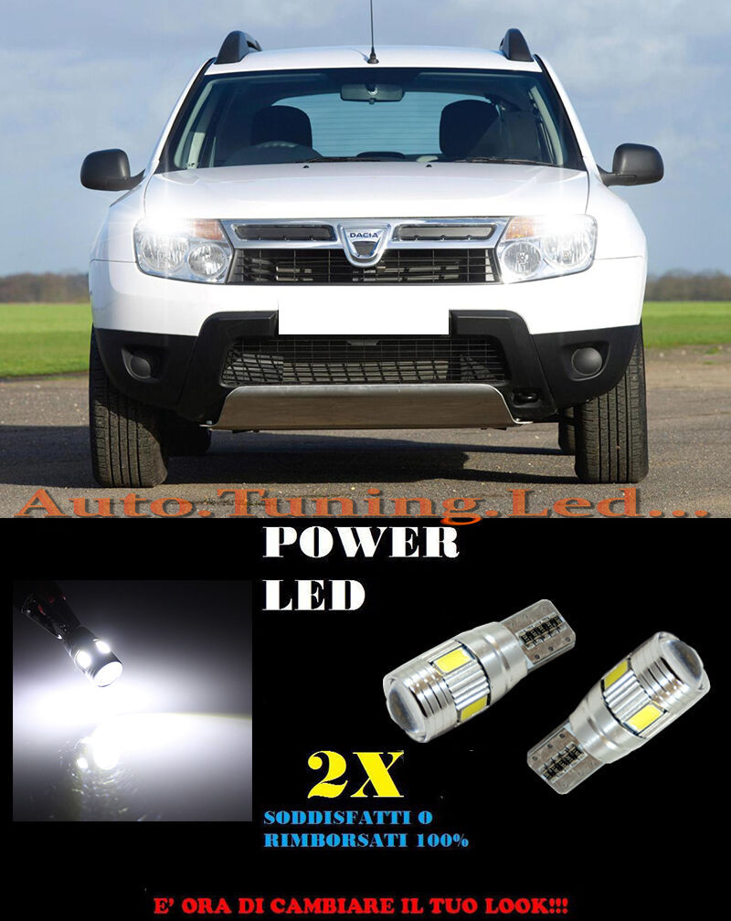 POSITION LIGHTS DACIA DUSTER 10-13 CANBUS T10 WHITE 6 LED SUPER QUALITY