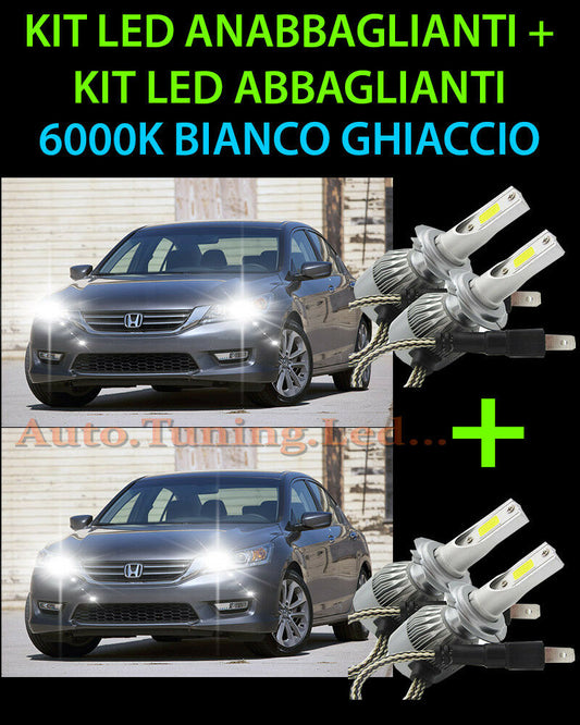 KIT LED LAMPADE ABBAGLIANTI & ANABBAGLIANTI PER HONDA ACCORD 2008-2015 -.