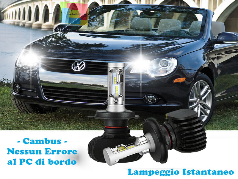 VW EOS 2006-2015 CREE LED INSTANT FLASH HIGH BEAM LAMPS