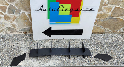 VW GOLF 7.5 2016-2020 REAR BUMPER FLAPS R IN ABS SPOILER