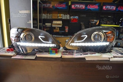 Fari anteriori led diurne mercedes c w204 07-11