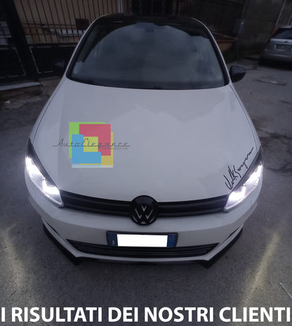 VW GOLF 6 RLINE UNDER FRONT BUMPER ABS GLOSS BLACK SPLITTER BLADE
