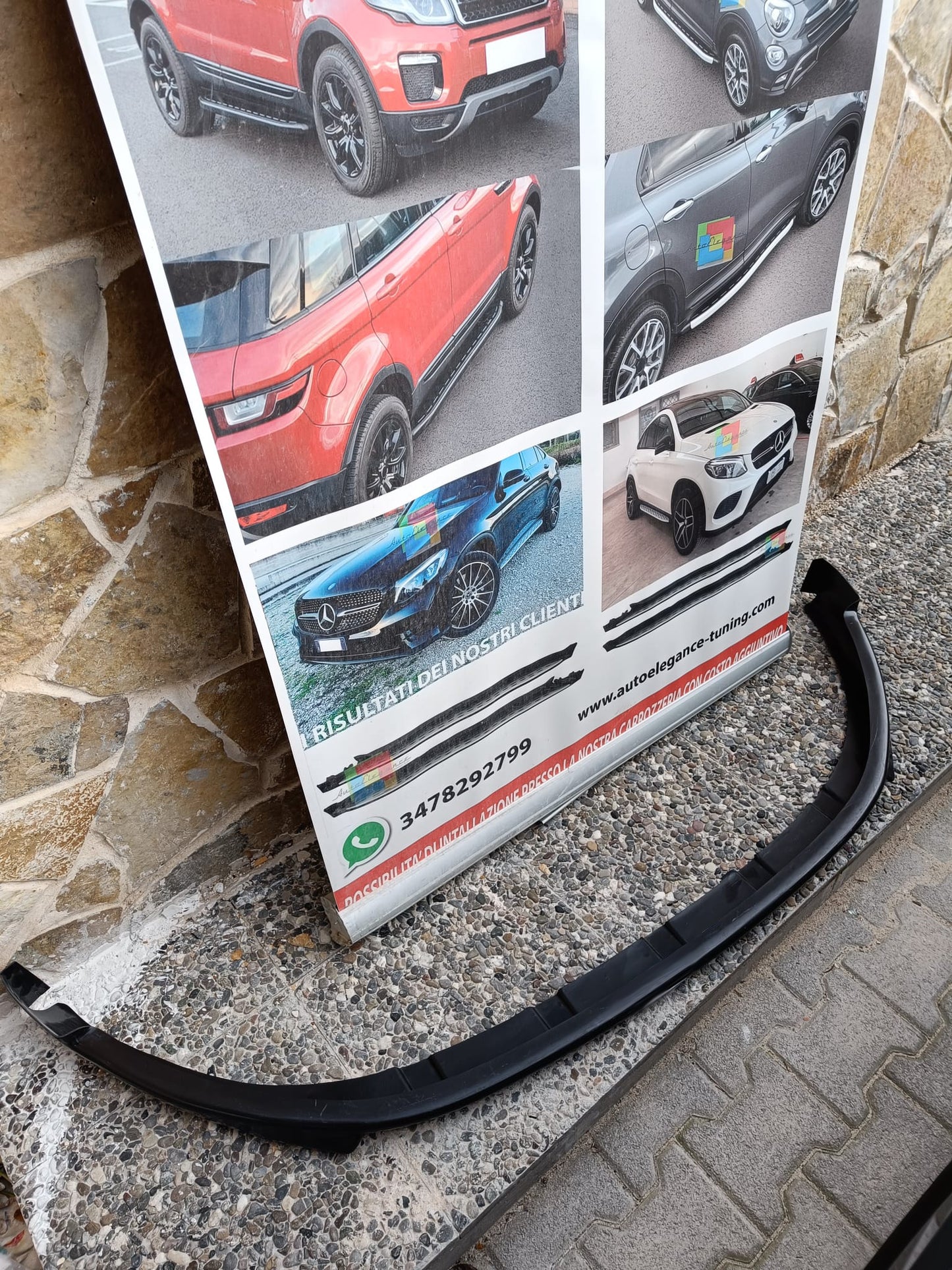 SOTTO PARAURTI ANTERIORE PER OPEL CORSA E 2014+ SPOILER LOOK OPC SPOILER 0145