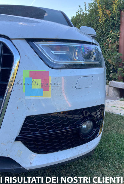 BLACK FOG LIGHT GRILLS AUDI Q3 2012-2015 IN ABS