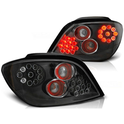 PEUGEOT 307 FROM 2001+ BLACK FULL LED SPORTS REAR LIGHTS