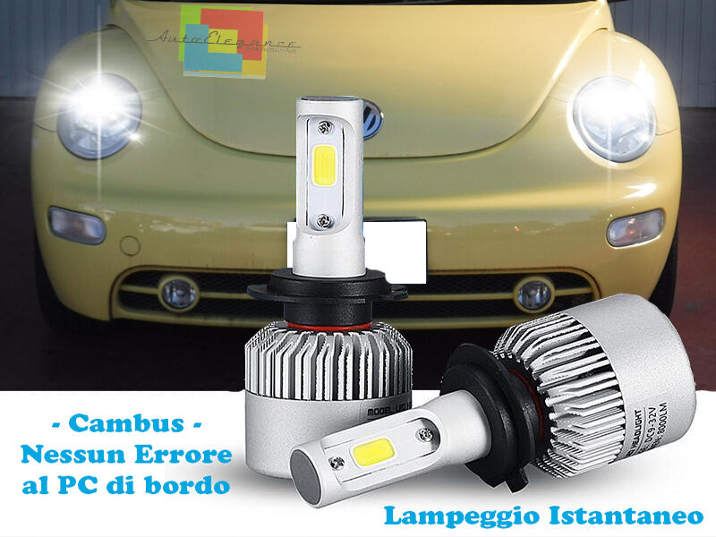 LAMPADE ANABBAGLIANTI LED VW NEW BEETLE 2006-2010 ISTANTANEO 6000K CREE