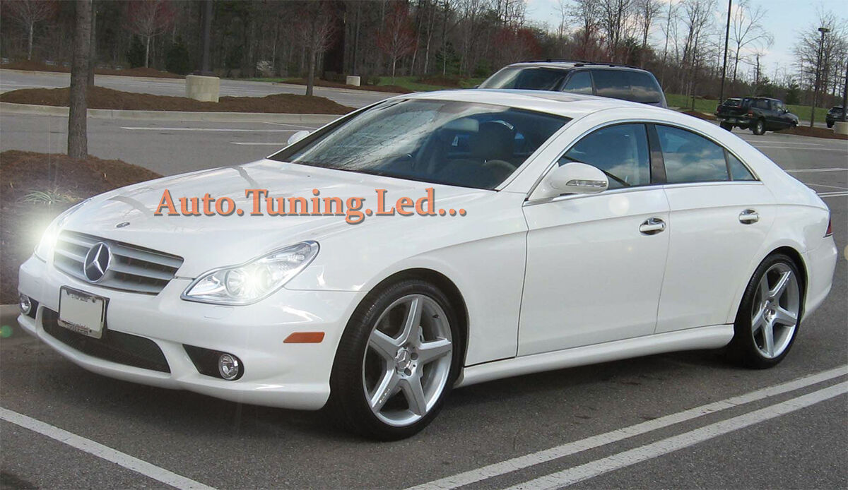 MERCEDES CLS 05 IN POI COPPIA LAMPADE H7 BLUE XENON BIANCO ANABBAGLIANTE 55W 12V