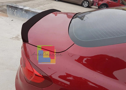 FIAT TIPO SALOON REAR SPOILER ON THE HOOD GLOSSY BLACK IN ABS