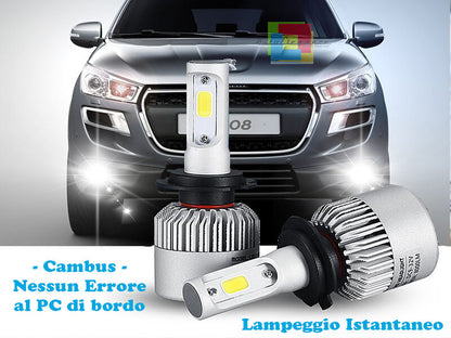 LAMPADE FENDINEBBIA A LED CREE PEUGEOT 4008 CAMBUS BIANCO GHIACCIO