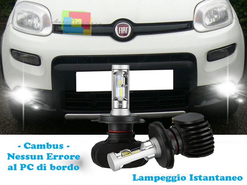LAMPADE FENDINEBBIA LAMPEGGIO ISTANTANEO LED FIAT PANDA 2012+ 6000K CREE