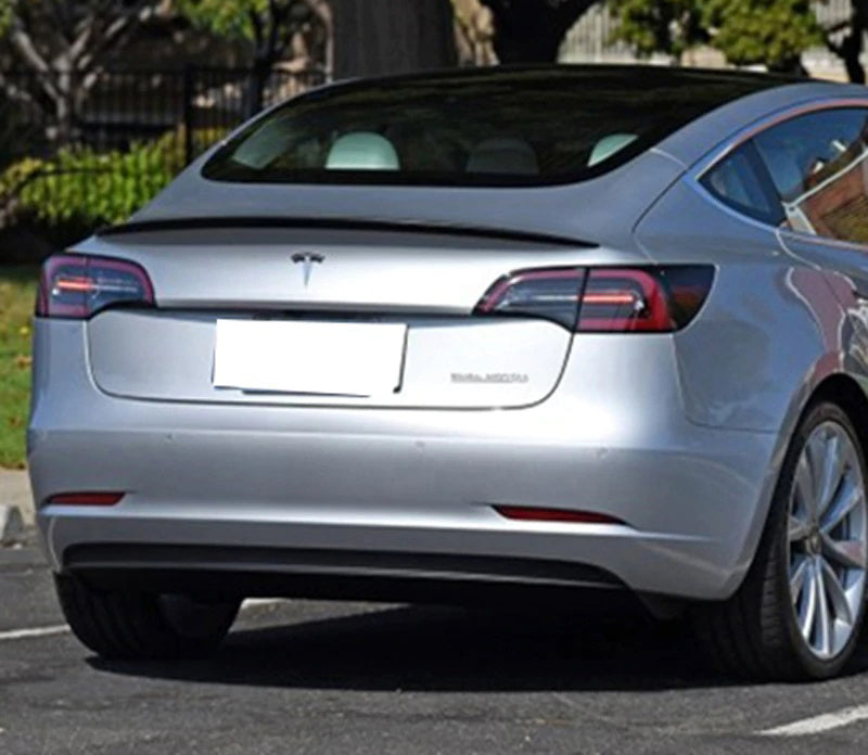 TESLA MODEL 3 2017+ REAR HOOD SPOILER SPORTY LOOK - ABS