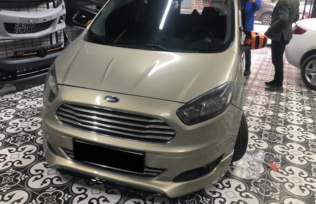 FRONT BUMPER SPOILER FORD TRANSIT COURIER 2014+ 0315