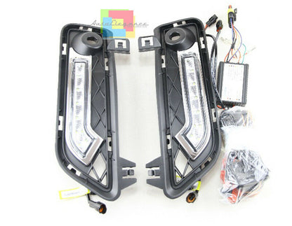 GRIGLIE INFERIORI LUCI DIURNE LED DAYTIME PER BMW X3 F25 2010-2014 LOOK SPORTIVO