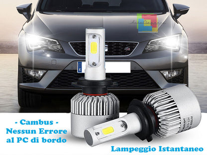 SEAT LEON 5F LED LOW BEAM HEADLIGHTS INSTANT FLASH 6000K