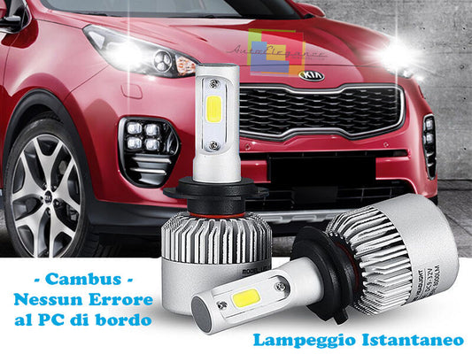 LAMPADE ABBAGLIANTI ANABBAGLIANTI LED KIA SPORTAGE 2015+ ISTANTANEO CREE