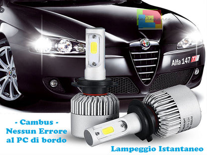 ALFA ROMEO 147 INSTANT 6000K LED LOW BEAM HEADLIGHTS