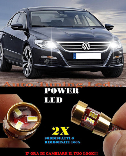 LUCI POSIZIONE VW PASSAT CC CANBUS T10 BIANCO 27 LED SUPER QUALITA