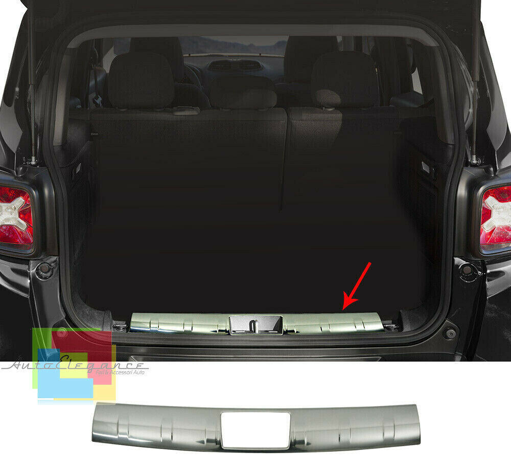 PIASTRA CROMATA INTERNO POSTERIORE JEEP RENEGADE ACCIAIO INOX